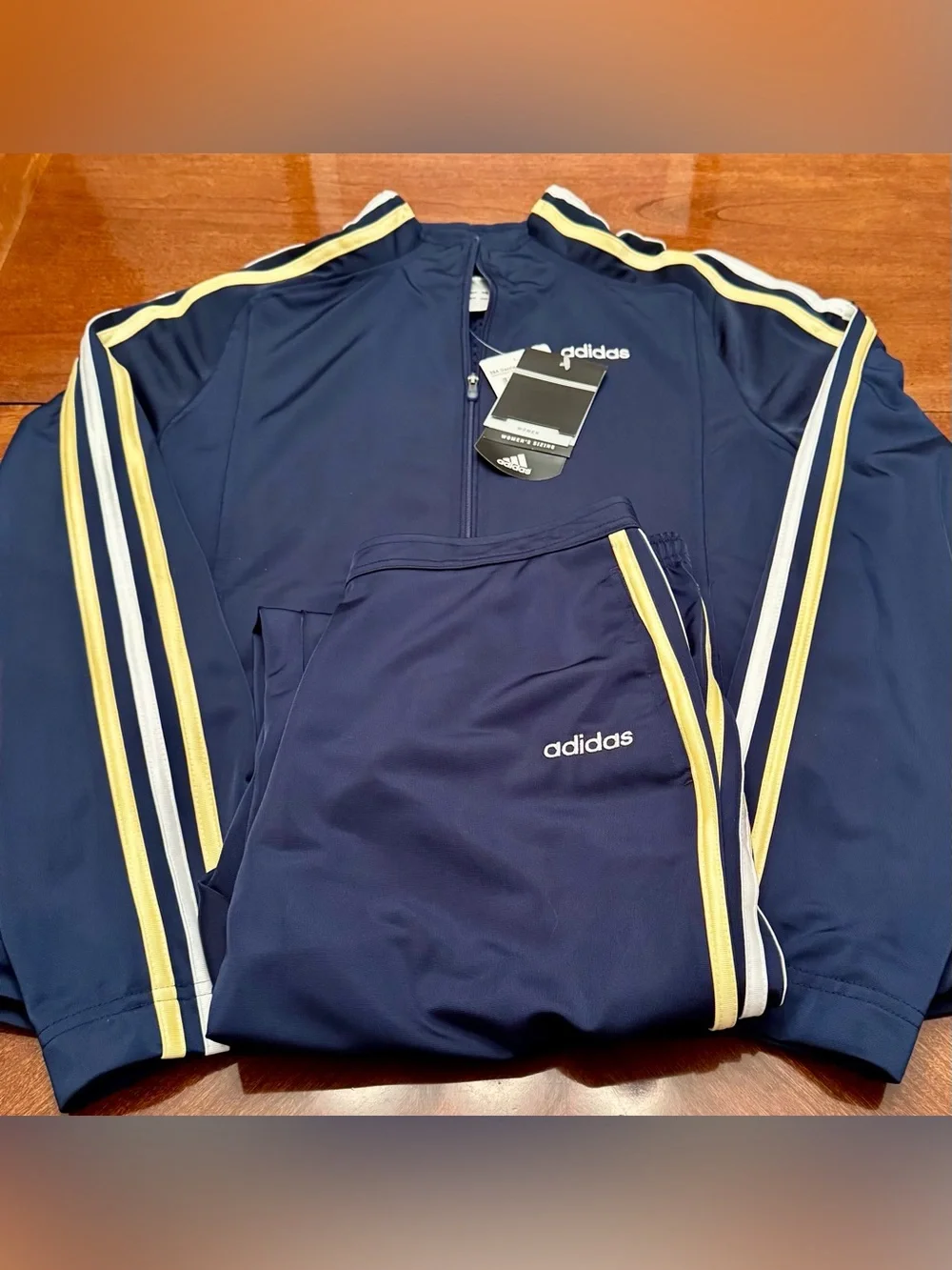 adidas Tracksuit in Navy Woman’s size Medium **New With Tags**
